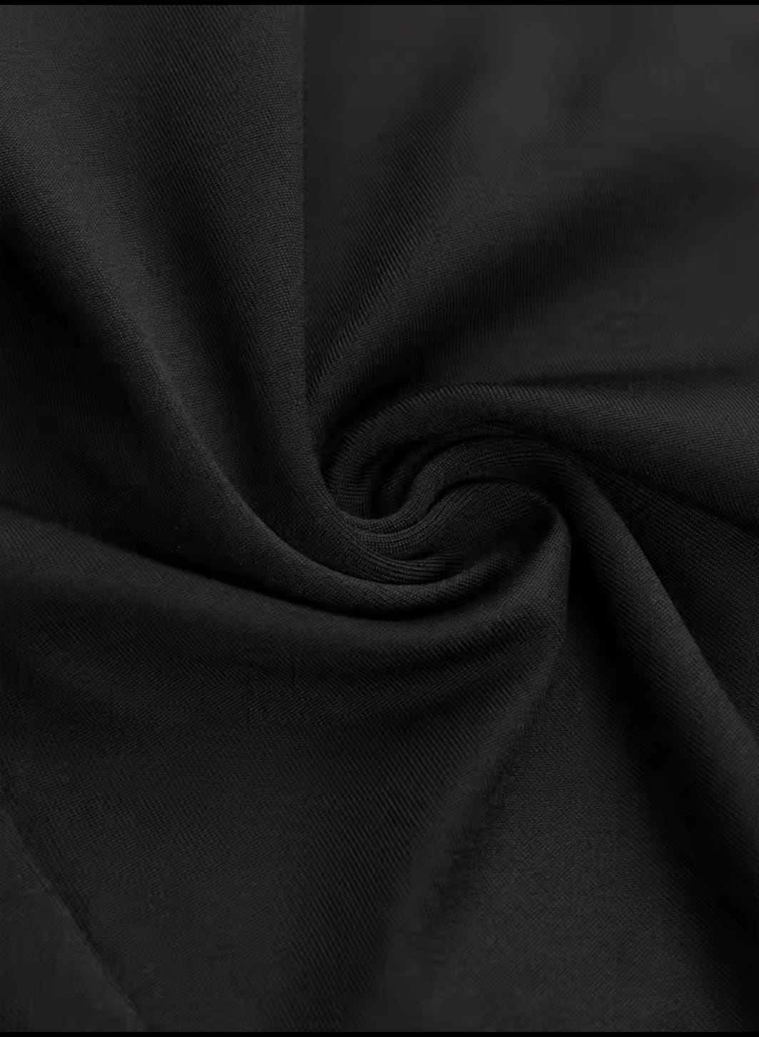 Abito bodycon nero vista 6